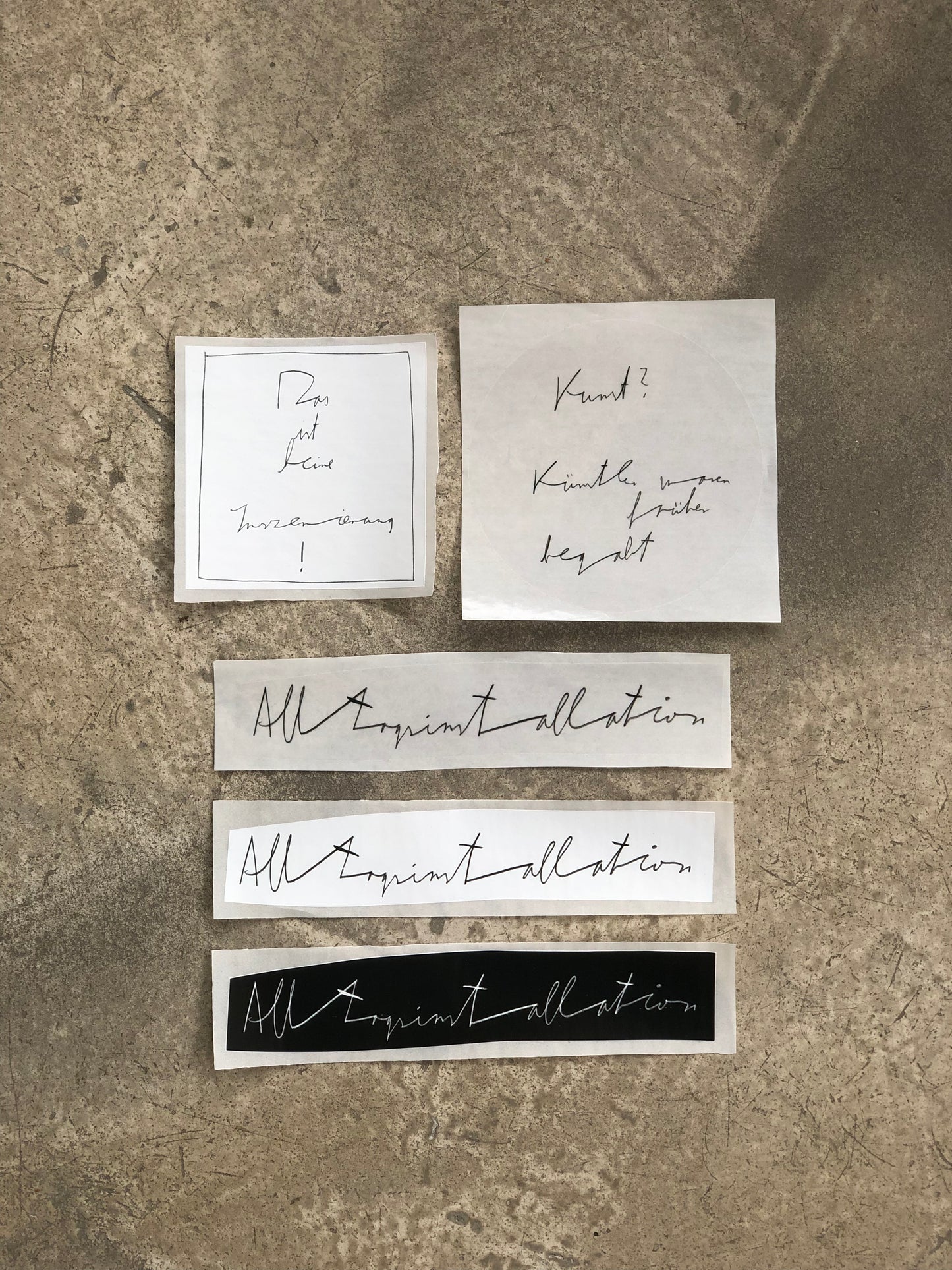 Aufkleber 5er Set